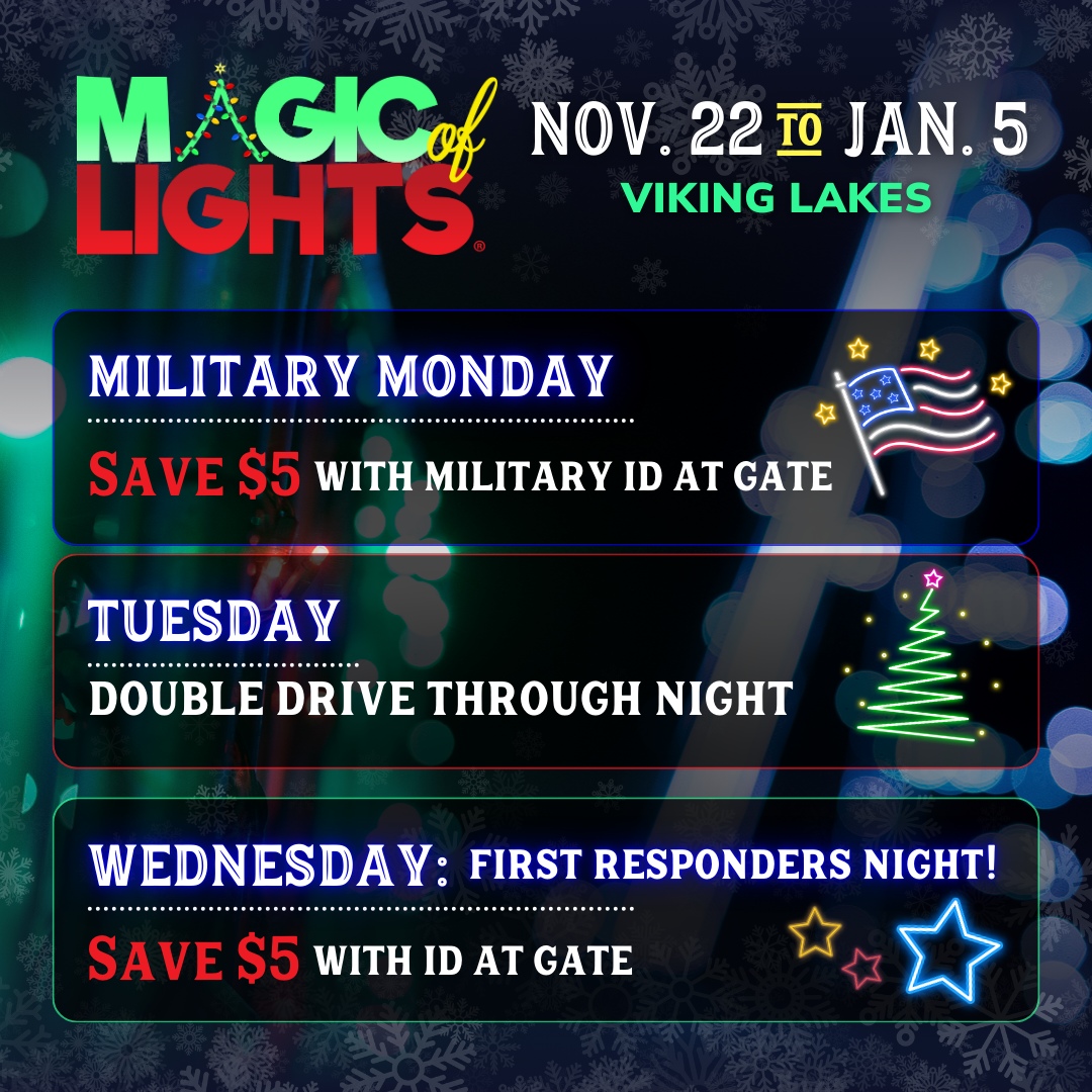 Nightly Promotions at Viking Lakes!