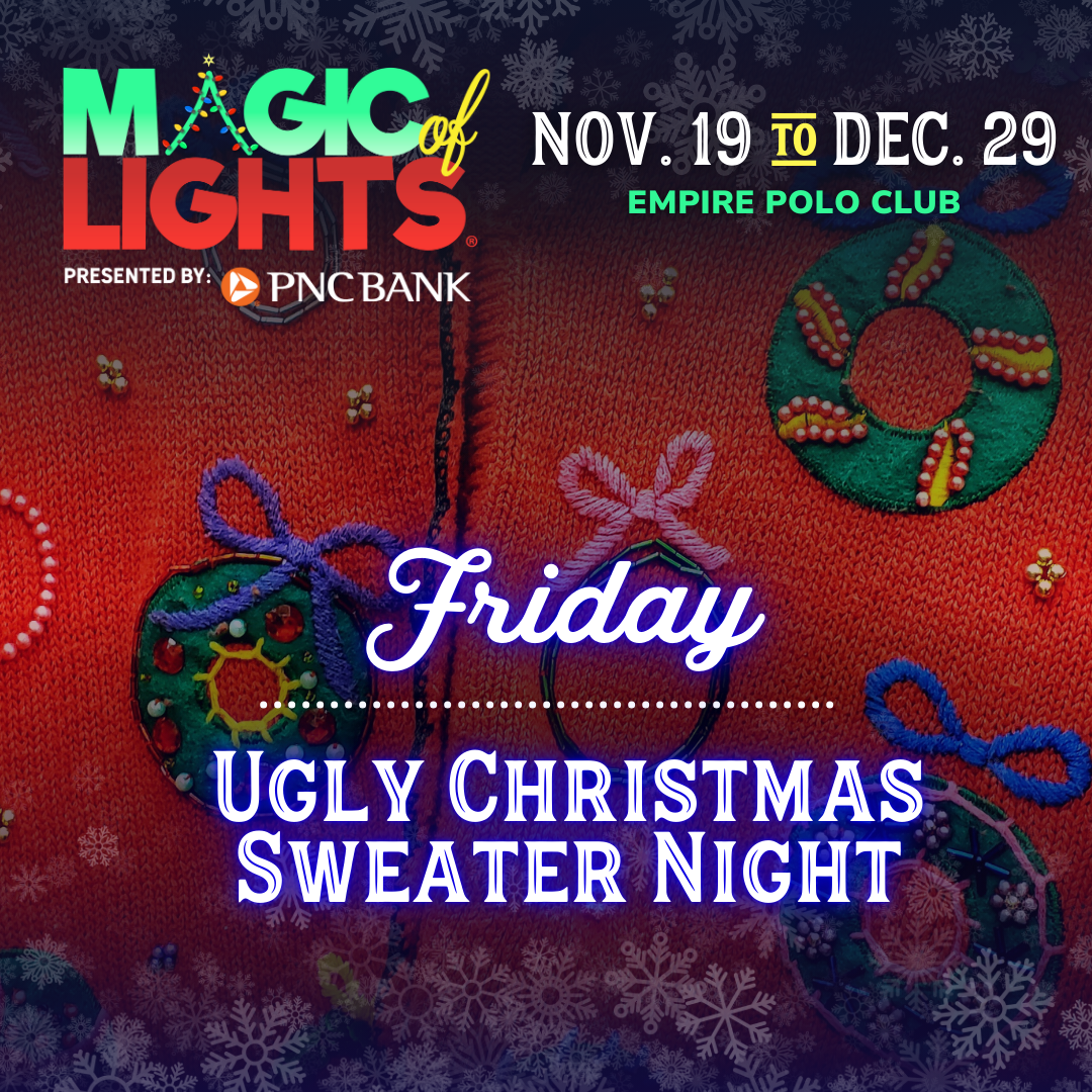 Fridays Ugly Christmas Sweater Night!