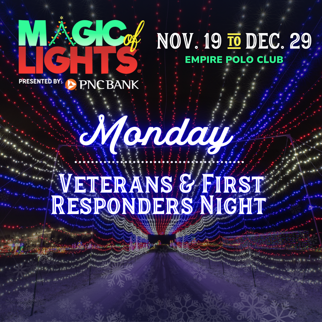 Mondays Veterans and First Responders Night!