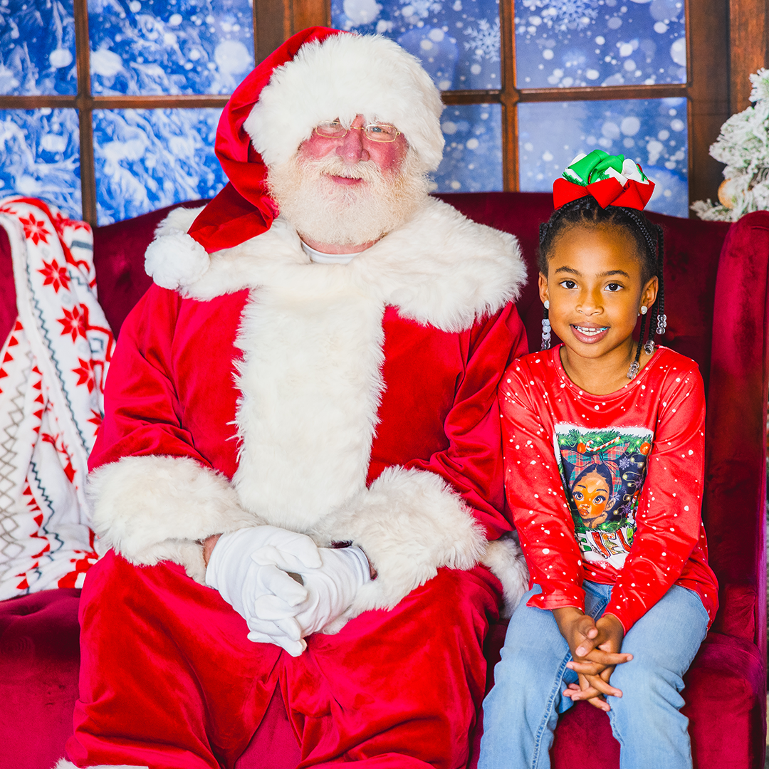 Take photos with Santa starting on November 28 - December 24 for Free presented by Xfinity,